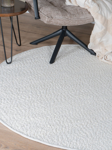 Vloerkleed Stone White Rond ø200 cm