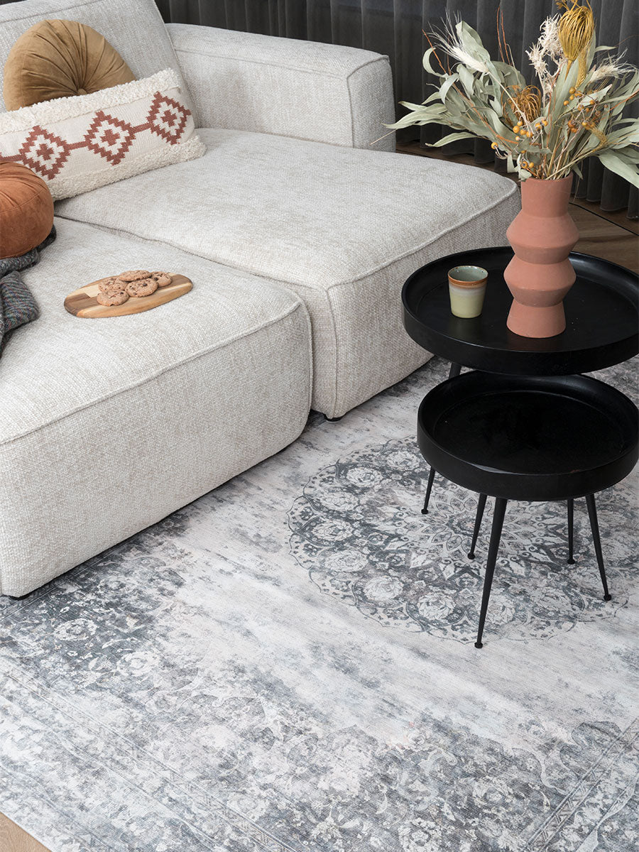 Vloerkleed Viola Antraciet 200 x 290 cm