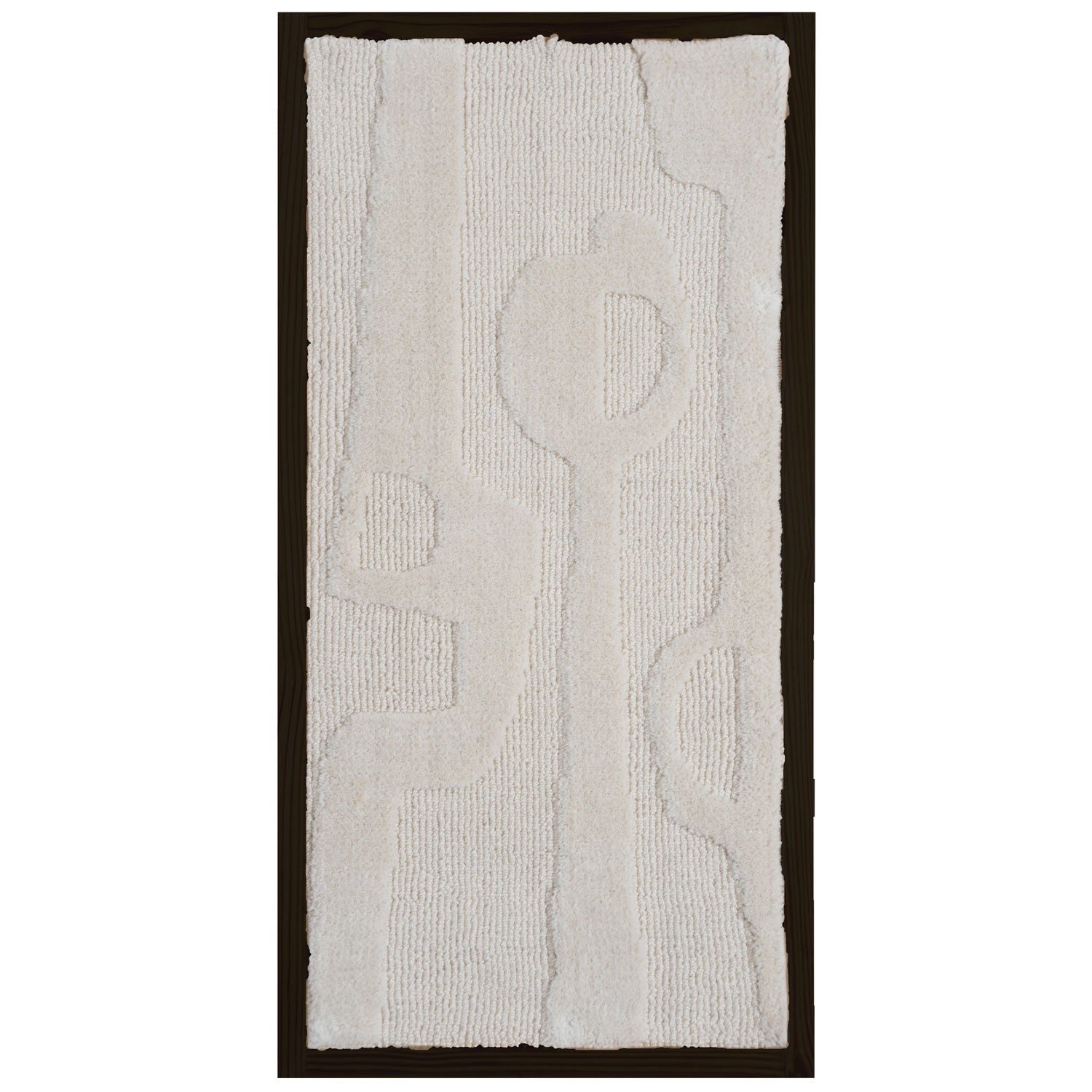 Wanddecoratie Devin Naturel - Wool Hanging 40 x 80 cm